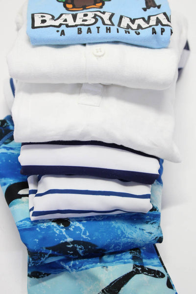 Bognar & Piccolini Sunuva Boys Shirts s White Blue Size 9M 12-18M Lot 6