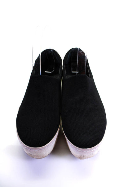 Opening Ceremony Womens Knit Platform Slip On Sneakers Black Size 5US 35EU