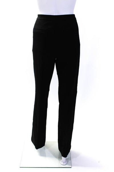 Kobi Halperin Womens Creased High Rise Straight Leg Dress Pants Black Size 10