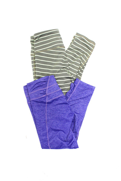 Athleta Womens Capris Leggings Pants Purple Size XXS Lot 2