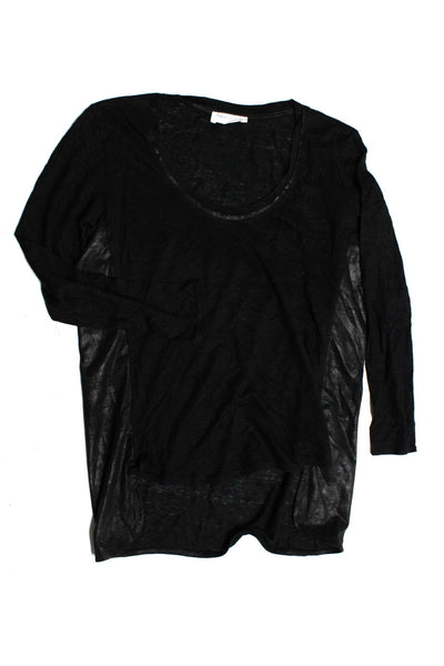 Zara Womens Sweaters Dress Pants Tee Shirt Brown Black Size Small Lot 4