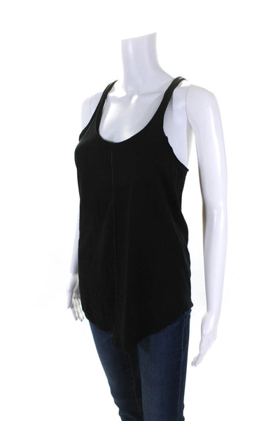 IRO Jeans Womens Black Scoop Neck Racerback Sleeveless Tank Top Size S