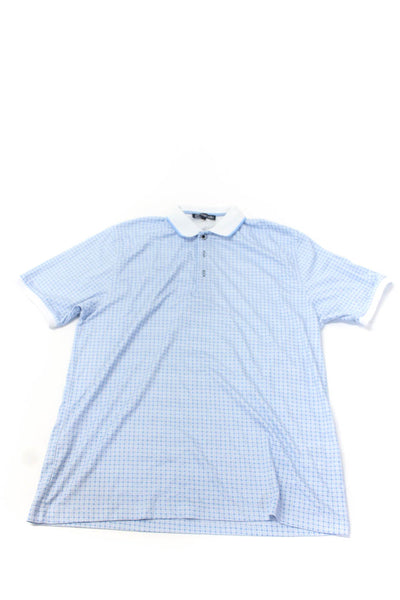 Thomas Dean Untuck It Rhode Mens Buttoned Collared Tops Blue Size M L Lot 4