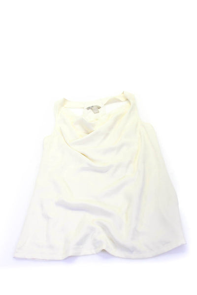 Banana Republic Feel The Piece Womens Sleeveless Tops White XS/S Small Lot 2