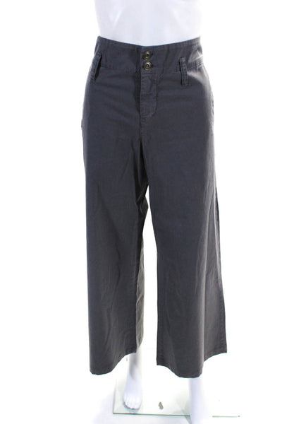 XCVI Women's Long Sleeves Pockets Jacket Two Piece Pant Set Grey Size XL/10