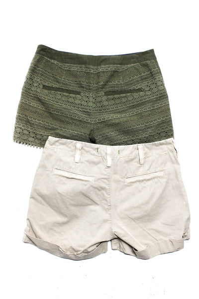 Daughters Of The Liberation J Brand Womens Short Shorts Brown Green 2 25 Lot 2