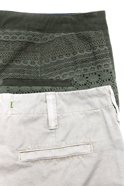 Daughters Of The Liberation J Brand Womens Short Shorts Brown Green 2 25 Lot 2