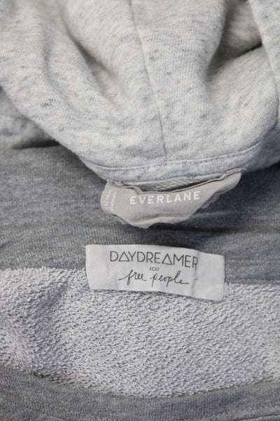 Daydreamer Everlane Womens Sweatshirt Pullover Hoodie Gray Size Small Lot 2