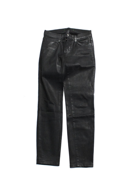 JBD J Brand Womesn Denim Distressed Mid-Rise Skinny Jeans Blue Size 24 25 Lot 2
