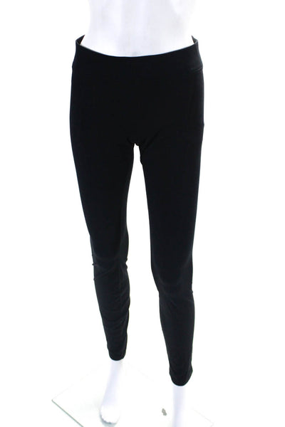 Helmut Lang Womens Knit Elastic Waist High Rise Leggings Pants Black Size S