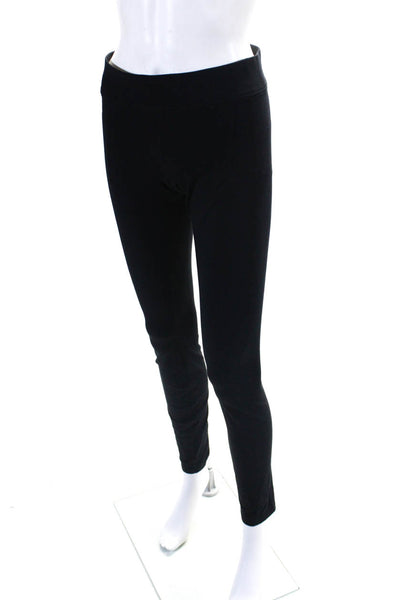 Helmut Lang Womens Knit Elastic Waist High Rise Leggings Pants Black Size S