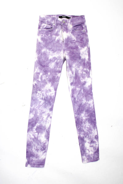 Lululemon Hudson Womens Tie Dye Khaki Skinny Jeans Leggings Size 4 24 Lot 3