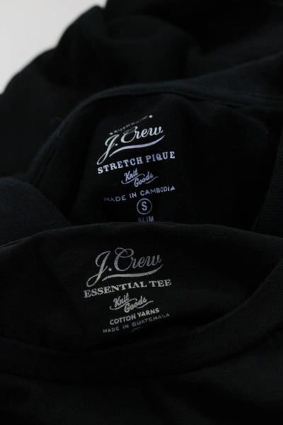 J Crew Men's Collared Short Sleeves Polo Shirt Gray Black Size S Lot 4