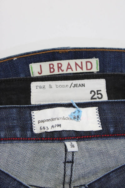 Rag & Bone Jean Paper Denim & Cloth J Brand Womens Jeans Size 25 26 Lot 3