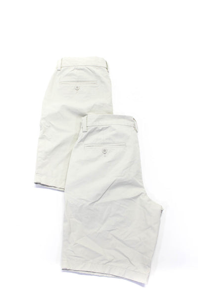 Vineyard Vines Mens Buttoned Flat Front Casual Shorts Beige Size EUR28 Lot 2