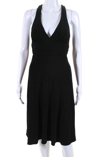 Laundry by Design Womens Halter Sleeveless Neck A Line Dress Black Size 4