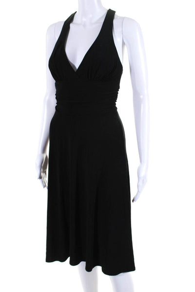 Laundry by Design Womens Halter Sleeveless Neck A Line Dress Black Size 4