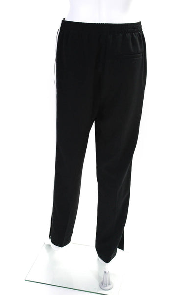 Rag & Bone Womens Two-Toned Elastic Waist Front Seam Track Pants Black Size S