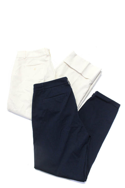 J Crew Lauren Ralph Lauren Womens Pants Navy Blue White Size 29 10 Lot 2