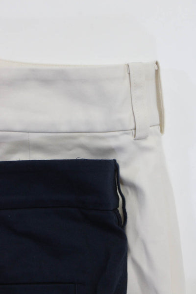 J Crew Lauren Ralph Lauren Womens Pants Navy Blue White Size 29 10 Lot 2