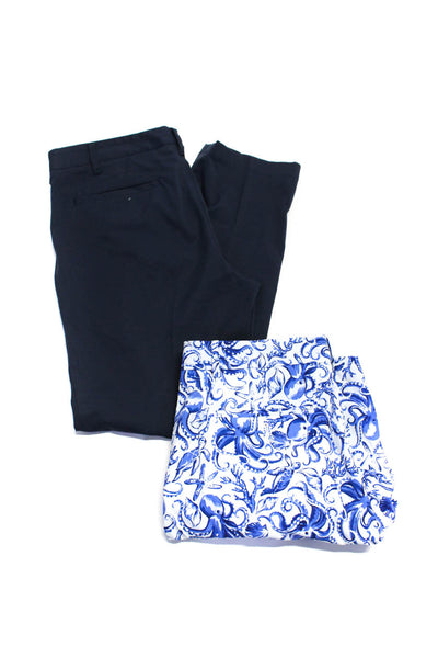 RLX Ralph Lauren Adidas Mens Casual 10" Bermuda Shorts White Blue Size 32 Lot 2