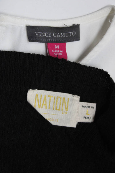 Vince Camuto Nation Ltd Womens Layered Tank Top Sweater Size Medium Large Lot 2