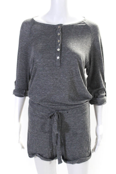 Nation LTD Exclusive For Intermix Womens Romper Gray Cotton Size Extra Small