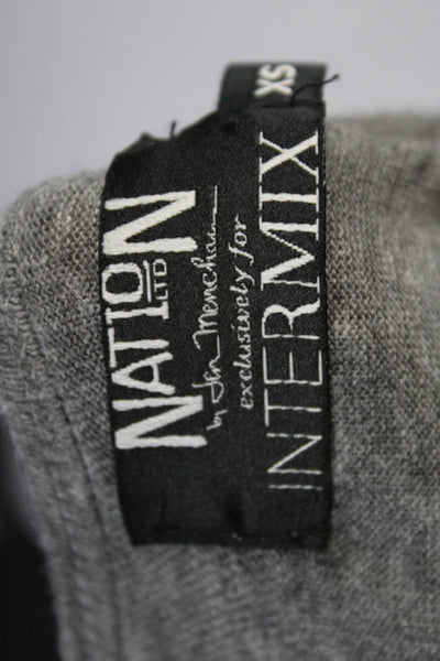 Nation LTD Exclusive For Intermix Womens Romper Gray Cotton Size Extra Small