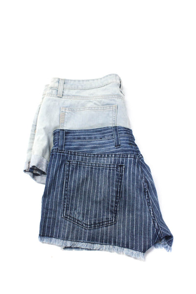 Paige Women's Button Closure Five Pockets Light Wash Denim Short Size 29 Lot 2