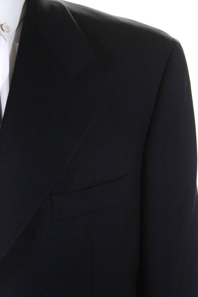 Boyds Mens Three Button Blazer Jacket Navy Blue Size EUR 54 Regular