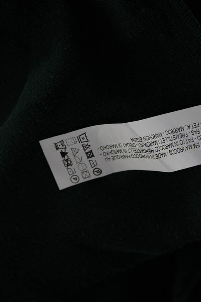 Zara Womens Corduroy Long Sleeve Shirt Jacket Blouse Dark Green Size Extra Small