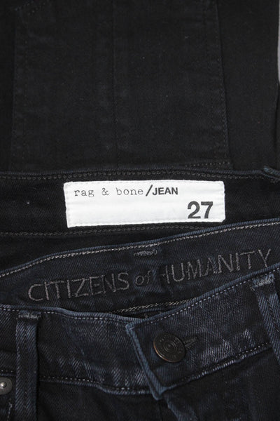 Citizens of Humanity Rag & Bone Jean Womens Straight Flare Crop Jeans 27 Lot 2