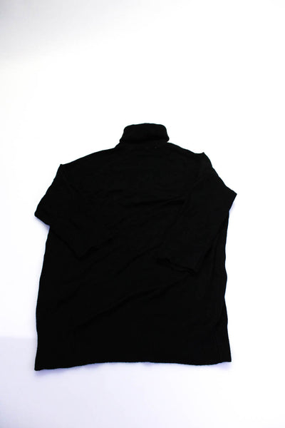 Zara Womens Ribbed Pullover Turtleneck Sweater Black Size Small Medium Lot 2