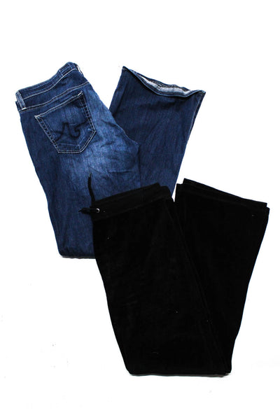 AG Adriano Goldschmied Central Park Womens Sweatpant Jeans Black Size M 32 Lot 2