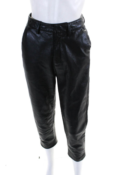 AS by DF Womens Jordan Recycled Leather Trousers Size 0 15743685