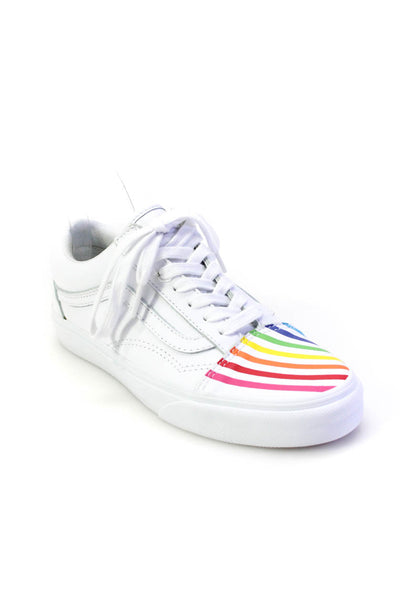 Vans x Flour Shop Amirah Kassem Womens Old Skool Low Rainbow Sneakers Size 5