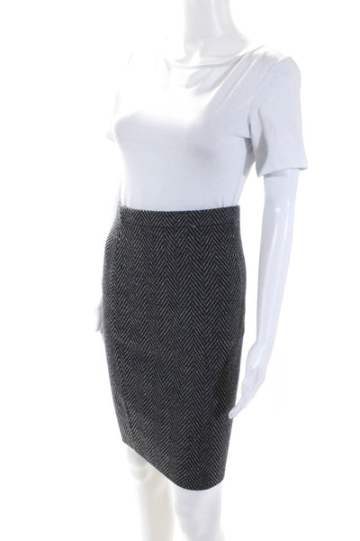 Mngorpt Olpny Women's Elastic Waist Pull-On Herringbone Mini Skirt Blck Size S