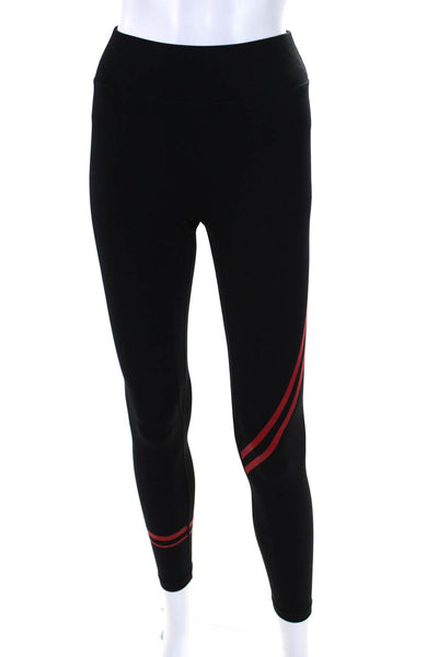 Noli Stori Womens Striped High Rise Athletic Leggings Black Size S 4 Lot 2