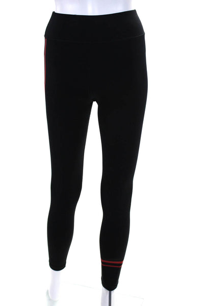 Noli Stori Womens Striped High Rise Athletic Leggings Black Size S 4 Lot 2