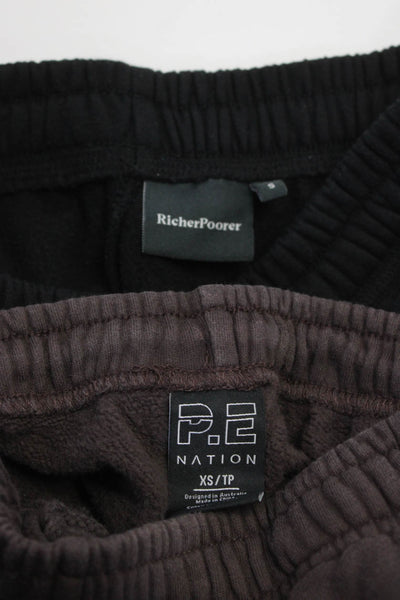 PE Nation Richer Poorer Womens Sweatpants Brown Black Size Extra Small Small Lot