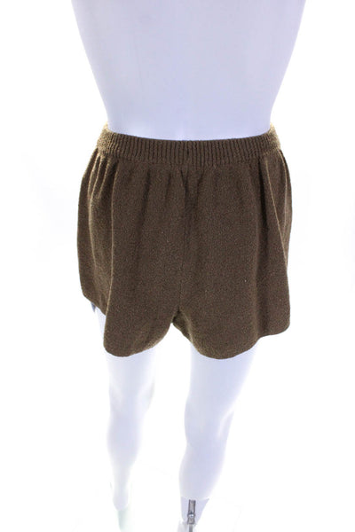 Bec + Bridge Womens Elastic Waist Casual Lounge Shorts Brown Size 2