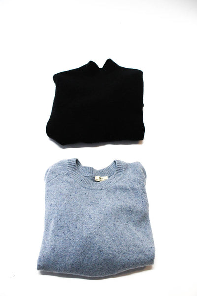 Madewell Saks Fifth Avenue Womens Long Sleeve Sweaters Blue Black Size L Lot 2
