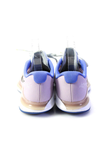 Nike Womens Lace Up Knit Vapor Pro Nike Zoom Sneakers Lavender Blue Size 6