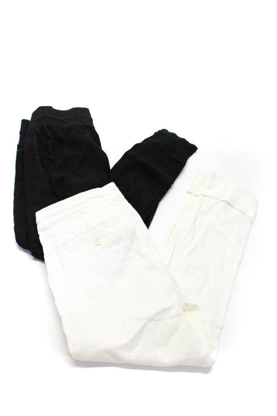 Standard James Perse Monrow Womens Linen Drawstring Pants White Size XS 0 Lot 2