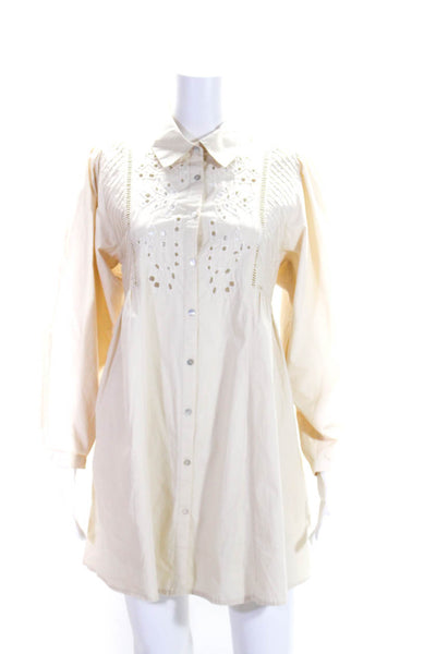 Zara Womens Mini Shirt Dress Knit Midi Sheath Dress Size XS Small Lot 2
