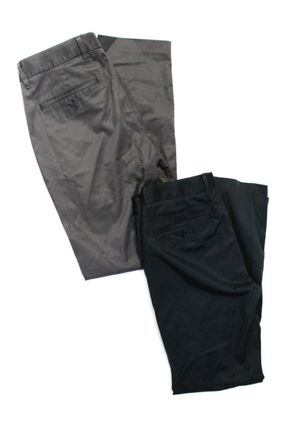 Bonobos Mens Black Cotton Straight Leg Tuesday Pants Size 31X30 lot 2