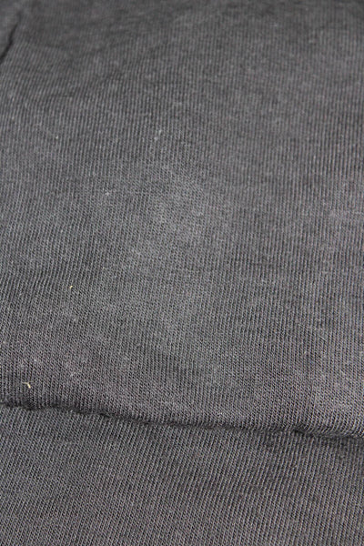 Osklen Mens Short Sleeve Crew Neck Knit Tee Shirt Dark Gray Size Large Lot 2