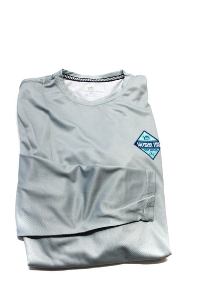 Southern Tide Men's Crewneck Long Sleeves Basic Jersey T-Shirt Gray Size M Lot 3