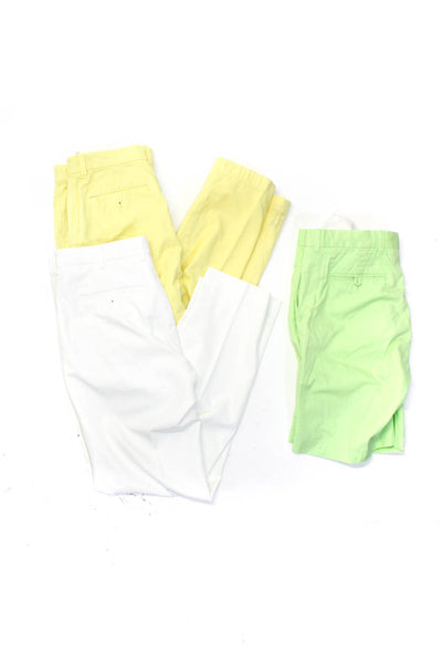 Brooks Brothers Peter Millar Polo Golf Mens Chino Pants Shorts White 32 33 Lot 3