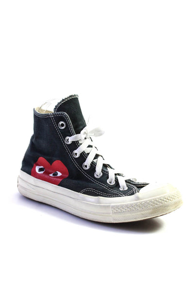 Converse x Play Comme des Garcons Womens Chuck Taylor Sneakers Blue Size 8